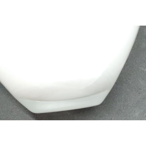 Mouth Blown White Bud Vase  6.5" Tall - Picture 4 of 6